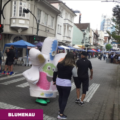 Uniodonto Santa Catarina participa de ação que marca o Dia C em Blumenau